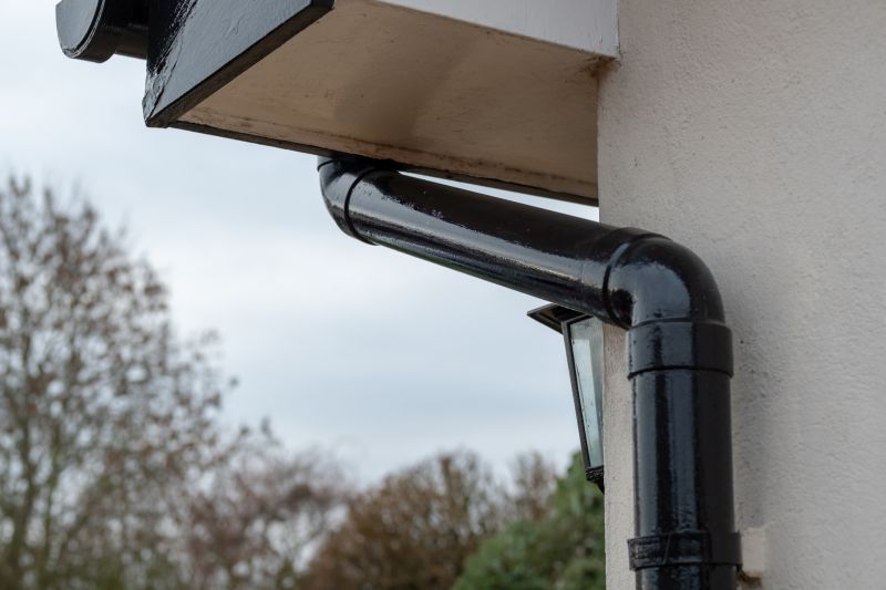 Metal Downspout Installation