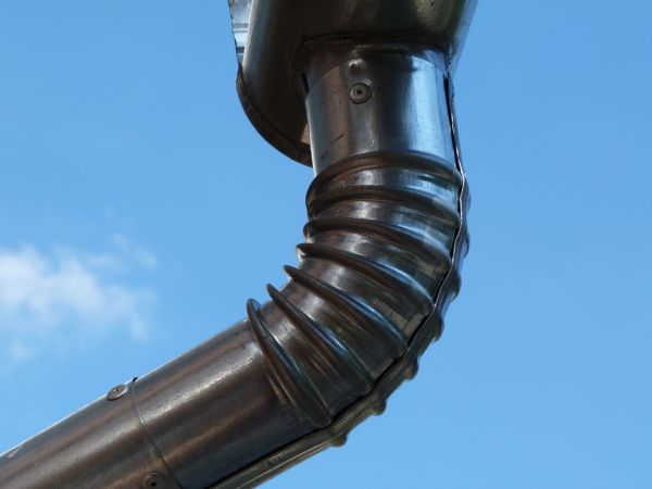 Metal Downspout Installation in Cincinnati